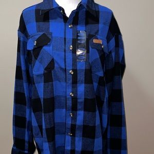 Hickory & Co. Plaid Shirt. New w/o tags